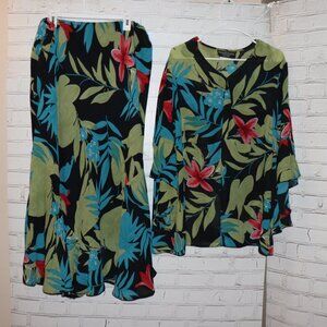🌺🖤 Russell Kemp Tropical Set · Size 22/24